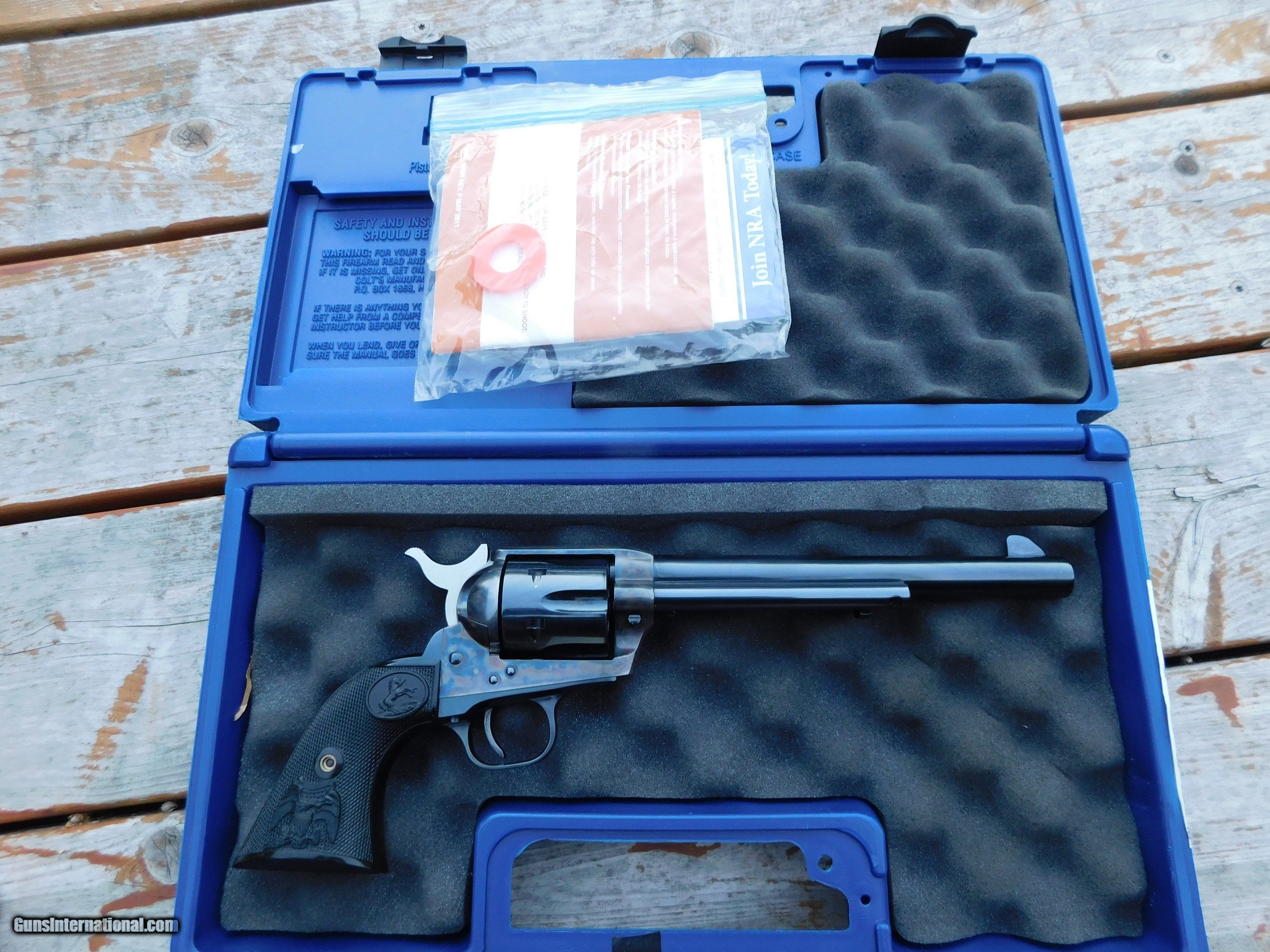 Colt Single Action Army AS NEW IN BOX 45 LC 7 1/2 BEAUTY UNFIRED ...