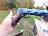 Colt Cobalt 1911 Real Fire Blue Talo Special One of Only a few hundred made 38 Super. You will not believe the color on this Stunning Custom Shop Gun - 1 of 11
