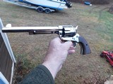 Standard Manufacturing (Connecticut Shotgun) Single Action Army 45 LC Stunning Nickel Beauty AS NEW IN BOX - 4 of 6