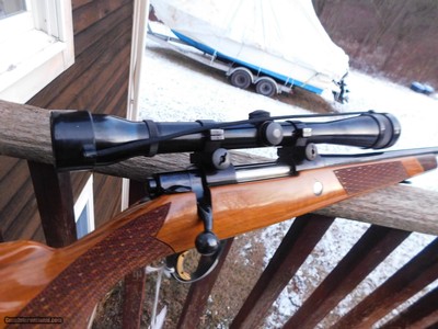 Sako Deluxe Vintage .308 in as or near new condition ...rarely found deluxe in .308 Includes period correct scope