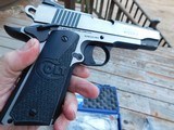 Colt 1911 Combat Elite Stainless 2 tone In Box New Condition Hard To Find Beauty - 1 of 6