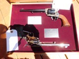 Colt Collectors Rare
SAA Matched Pair In Factory Presentation Walnut Display With Letterl
1974 Serialized alike 1873 TO 1973 CENTENNIAL - 17 of 18