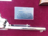 Colt Collectors Rare
SAA Matched Pair In Factory Presentation Walnut Display With Letterl
1974 Serialized alike 1873 TO 1973 CENTENNIAL - 3 of 18