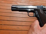 Colt 1911 Modern Series 70 Factory Engraved Royal Blue ...magnificent unfired beauty *** Must See - 15 of 17