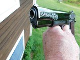 Colt 1911 Modern Series 70 Factory Engraved Royal Blue ...magnificent unfired beauty *** Must See - 10 of 15