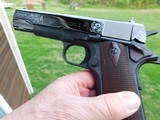 Colt 1911 Modern Series 70 Factory Engraved Royal Blue ...magnificent unfired beauty *** Must See - 7 of 15