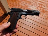 Colt 1911 Modern Series 70 Factory Engraved Royal Blue ...magnificent unfired beauty *** Must See - 14 of 17