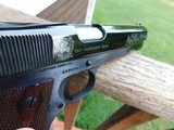 Colt 1911 Modern Series 70 Factory Engraved Royal Blue ...magnificent unfired beauty *** Must See - 14 of 15