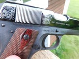 Colt 1911 Modern Series 70 Factory Engraved Royal Blue ...magnificent unfired beauty *** Must See - 4 of 15