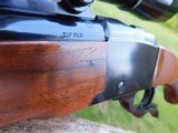 Ruger # 1 218 Bee Medium Sporter with sights an Alex Henry forend As New In Box ** Uncommon Configuration - 12 of 15
