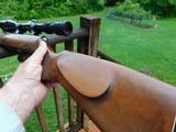 Beautiful little W. German Made Mannlicher Stocked Anschutz Classy 22 Model 1418 Double Set Adj Triggers - 7 of 11