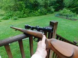 Beautiful little W. German Made Mannlicher Stocked Anschutz Classy 22 Model 1418 Double Set Adj Triggers - 8 of 11
