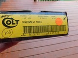 Colt 1911 Series 80 Made in 1984 45 ACP As or Near New In Correct Box Beauty - 3 of 10