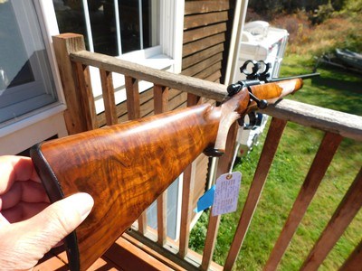 Kimber Of Clackamas Model 82 Super America
22 Hornet...This gun has the finest wood we've ever seen on a Kimber