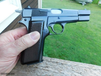Browning Hi Power Made in Belgian 1978 As or Near New Beauty