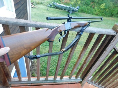 Ruger # 1 Lyman 100 yr anniversary type with 28