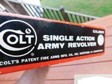 Colt Single Action Army 2d gen unfired, unturned 1970 NEW IN CORRECT BOX WITH ALL PAPERS INCLUDING SHIPPING ORDER !!!!! - 6 of 14