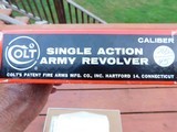 Colt Single Action Army 2d gen unfired, unturned 1970 NEW IN CORRECT BOX WITH ALL PAPERS INCLUDING SHIPPING ORDER !!!!! - 5 of 14