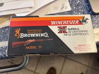 Browning Model 71 348 Ammo...we have several boxes