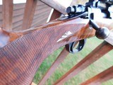 Remington Custom 722 AAA Crotch, Elegantly Checkered MagnificentLight Varmint Walking Rifle - 7 of 17