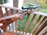 Remington Custom 722 AAA Crotch, Elegantly Checkered MagnificentLight Varmint Walking Rifle - 1 of 17