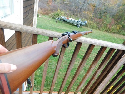 Ruger 77 RSI Mannlicher 250-3000, 250 Savage Near New 1990 Full Stocked Red Pad Beauty
