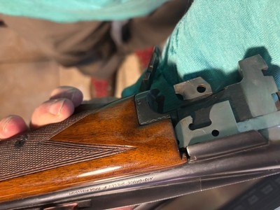 Browning 410 Superposed. Magnificent Cased As New 1965 Beauty Long Tang Round Knob - Image 8 of 20