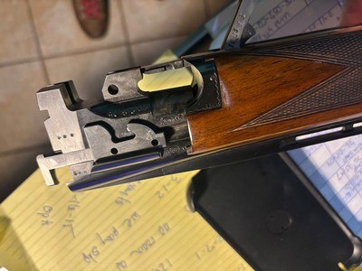 Browning 410 Superposed. Magnificent Cased As New 1965 Beauty Long Tang Round Knob - Image 6 of 20