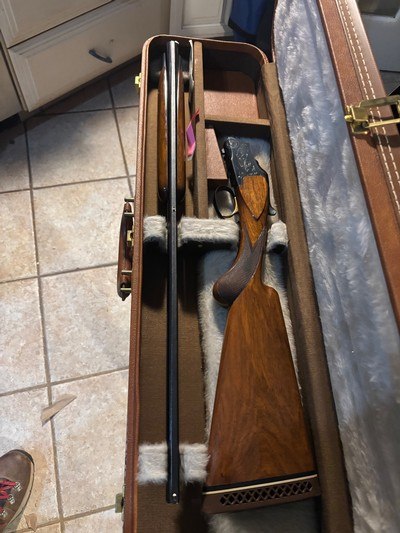 Browning 410 Superposed. Magnificent Cased As New 1965 Beauty Long Tang Round Knob - Image 4 of 20