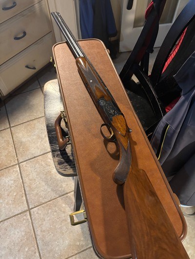 Browning 410 Superposed. Magnificent Cased As New 1965 Beauty Long Tang Round Knob - Image 9 of 20