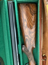 28 Ga Parker Repro In box test fired only with outter canvas 100% cond. This has the nicest wood and case colors of the many we've had - Image 4 of 14