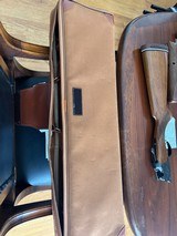 28 Ga Parker Repro In box test fired only with outter canvas 100% cond. This has the nicest wood and case colors of the many we've had - Image 6 of 14
