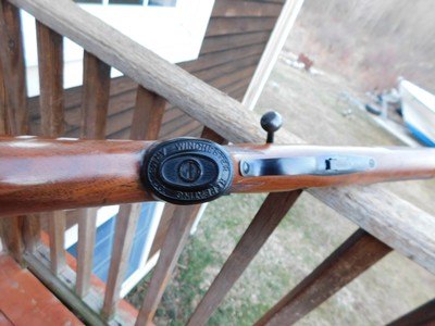 Winchester Model 75 Sporting Near New Totally Original 1951 Somewhat Rare .22 (we have 2!!!!) - Image 8 of 13