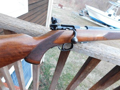 Winchester Model 75 Sporting Near New Totally Original 1951 Somewhat Rare .22 (we have 2!!!!) - Image 3 of 13