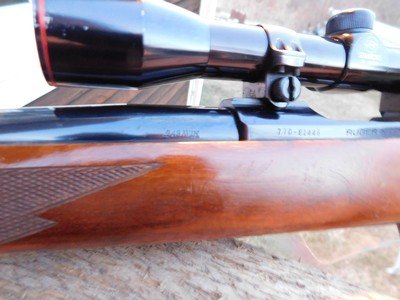 Ruger 77 Reg Pad Tang Safety 243 Bargain Priced 1986 - Image 10 of 13