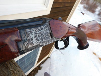 Charles Daly Superior Grade Trap 12 ga Stunning Engraving O/U Beauty - Image 1 of 9