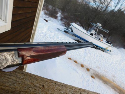 Charles Daly Superior Grade Trap 12 ga Stunning Engraving O/U Beauty - Image 5 of 9