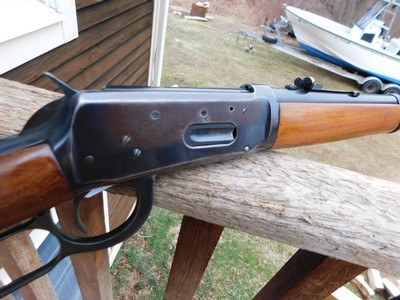 Winchester 94 Pre War (1943 era) Flat Band Long Wood 30 30 (30 WCF) Good Condition Bargain Price - Image 4 of 16