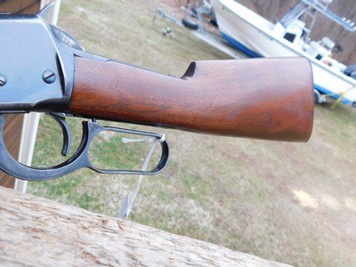 Winchester 94 Pre War (1943 era) Flat Band Long Wood 30 30 (30 WCF) Good Condition Bargain Price - Image 16 of 16