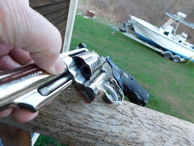 Smith & Wesson 19-4 Nickel From Our Bargain Corner Sale !!!!! Pinned and Recessed - Image 4 of 7