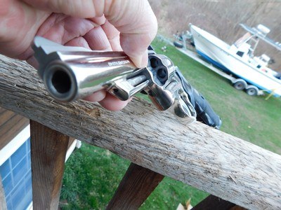 Smith & Wesson 19-4 Nickel From Our Bargain Corner Sale !!!!! Pinned and Recessed - Image 3 of 7