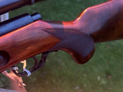 Winchester model 75 Sporting Deluxe with Period CorrectLyman Alaskan A Classic Pair ! 1950 .22 - Image 8 of 11