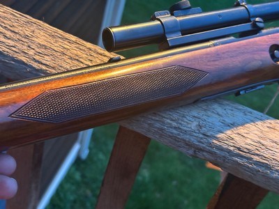 Winchester model 75 Sporting Deluxe with Period CorrectLyman Alaskan A Classic Pair ! 1950 .22 - Image 9 of 11