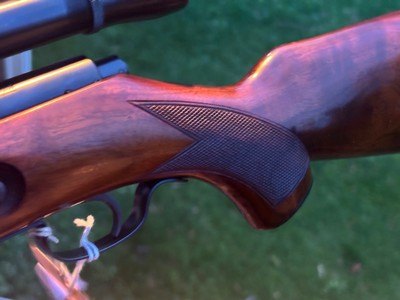 Winchester model 75 Sporting Deluxe with Period CorrectLyman Alaskan A Classic Pair ! 1950 .22 - Image 7 of 11