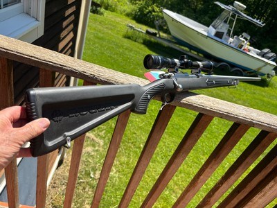 Ruger 77/22 Stainless Paddle Stock Zytel Near New with Scope ready to shoot Bargain Priced Below Others Like It - Image 1 of 7