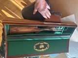 28 Ga Parker Repro DHE As New In Correct Fitted Leather Case with Leather Trimmed Canvas Outer . Just in.We never know when we will get another one. - Image 14 of 14