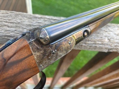 28 Ga Parker Repro DHE As New In Correct Fitted Leather Case with Leather Trimmed Canvas Outer . Just in.We never know when we will get another one. - Image 7 of 14
