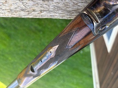 28 Ga Parker Repro DHE As New In Correct Fitted Leather Case with Leather Trimmed Canvas Outer . Just in.We never know when we will get another one. - Image 5 of 14