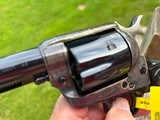 Colt SAA AS NEW IN BOX UNFIRED 3D GEN WITH PAPERS AND TARGET BRILLIANT CASE COLORS 45LC 4 3/4