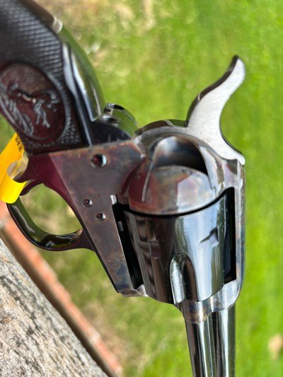 Colt SAA AS NEW IN BOX UNFIRED 3D GEN WITH PAPERS AND TARGET BRILLIANT CASE COLORS 45LC 4 3/4
